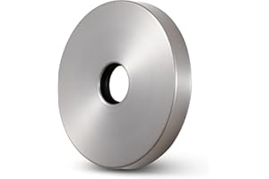 OFFO Extra Large Shower Arm Flange Brushed Nickel 3.5" in Outer Diameter Replacement Shower Head Arm Escutcheon Plate Suitable for Most Brands Shower Head Arms