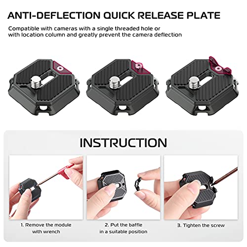 ULANZI FALCAM F38 Camera Quick Release System with 38mm AntiDeflection