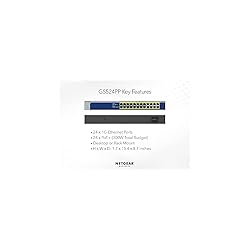NETGEAR 24-Port Gigabit Ethernet Unmanaged PoE