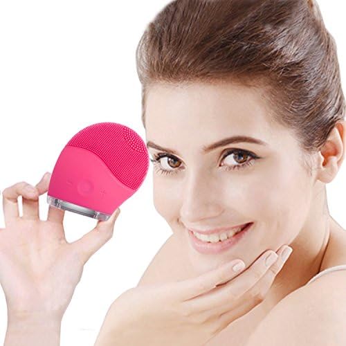 Orangelife@ Facial Cleansing Brush Massager and Exfoliator Electric Water Proof Sonic Facial Cleanser Acne and Blackhead Removal