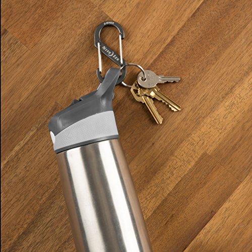 Nite Ize Size-3 S-Biner Dual Carabiner, Aluminum, Charcoal Grey - Thumbnail 6