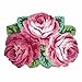 USTIDE Pink Bathroom Rugs, Floral Bathmat Flower Rug, Girls Bedroom Decor Rugs, Thick Washable Non-SKid Floor Carpet, Bedside Mat (2FTx3FT)
