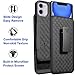 Ailiber Compatible with iPhone 11 with Screen Protector, iPhone11 Belt Clip Holster, Kickstand Holder Rugged Full Body Shockproof Armor 2in1 Slim Protective Cover for iPhone 11 6.1 inch - Black