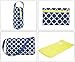 SoHo diaper bag Chelsea 6 pieces set nappy tote bag large capacity for baby mom dad stylish insulated unisex multifunction waterproof includes changing pad stroller straps Bule