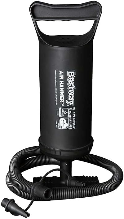 Bestway 12in Air Hammer Inflation Pump for Airbeds Paddle Boards Kayaks