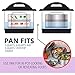 Sweet Serenity Instant Pot Accessories | Deluxe Stackable Pressure Cooker Steamer Insert Pans | Fits 6 & 8 Qt Instant Pot Cookers | For Meat, Vegetables, Cheesecake, Seafood & More | Silicone Kit