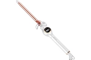 WEEYUM 1/2 Inch Small Curling Iron, Tiny Barrel Curling Wand for Short Long Hair, Thin Curling Iron Ceramic Tourmaline