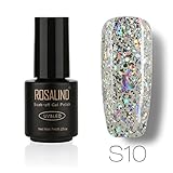 Gel Nail Polish Lacquer,SMYTShop Soak Off UV LED Nail Varnish Nail Art Manicure 7ml (Gray)