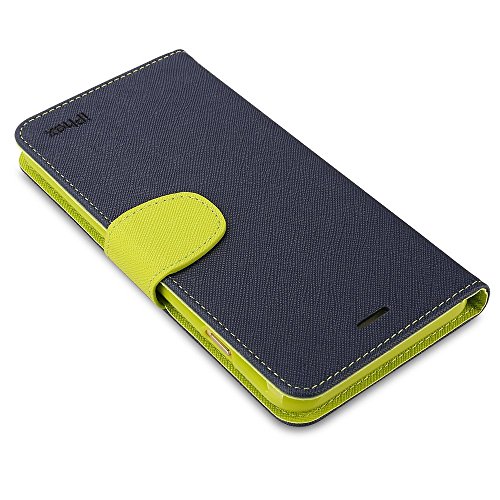 iPhone 6S Leather Case,iPhone 6 Leather Case, IPHOX Premium Folio Leather Wallet Case with [Kickstand] [Card Slots] [Magnetic Closure] Flip Notebook Cover Case for iPhone 6/6S (Blue) - Thumbnail 6