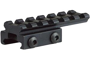 BRIDGEMOUNT Lion Gears Low Profile 0.5" Slim Riser, 2.5" Long with 6 Slots