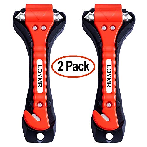 LOYMR 2 PCS Car Window Breaker Seatbelt Cutter, with Hard Alloy Head 2