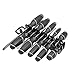 Ernst Manufacturing 10-Tool Screwdriver Gripper - Screwdriver Holder in Vibrant Black (Model 5311) for Portable or Pegboard Storage of Screwdriver Set