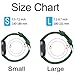 Vancle Bands Compatible with Fitbit Versa Bands for Women Men Rose Gold Silicone Wristbands for Fitbit Versa Bands/Versa Lite Bands (Dark Green, Large)