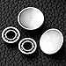 Fidget Spinner Caps and R188 Bearings Set - Replacement Parts for Fidget Spinner - Caps and Bearings Pack - 1 pair of SS Buttons and 2 SS 10-ball R188 bearings - Caps perfect for R188 bearings