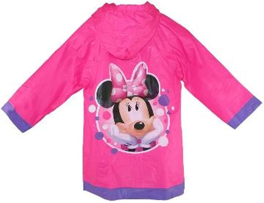 Minnie Mouse Girls Rain Slicker Size 6 Pink