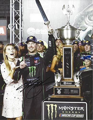Algopix Similar Product 14 - AUTOGRAPHED 2018 Kurt Busch 41 Monster