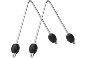 Vbest life Pack of 2 Speargun Band V Wishbone, 306 Stainless Steel Latex Tube V-Shape Connetctor for Spearfishing Gun