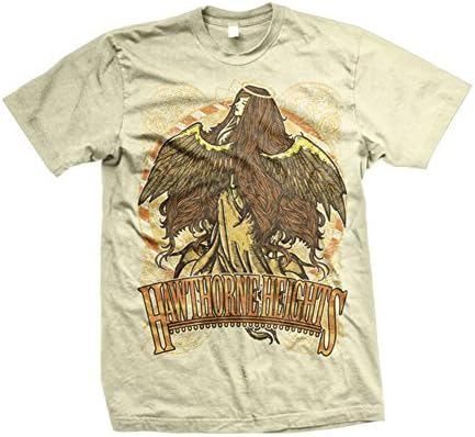 Hawthorne Heights Men's Angels T-shirt Small Tan