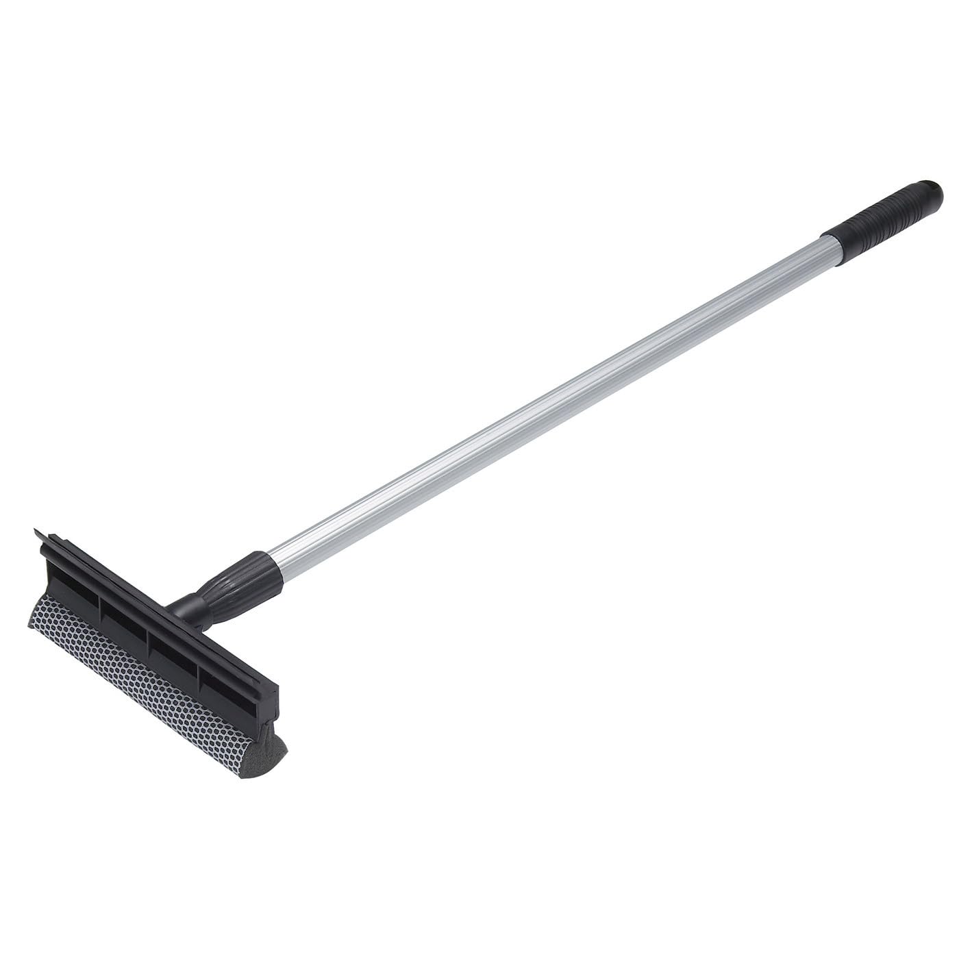 Vikan 473952 Windscreen Scraper with Sponge and Telescopic Handle, Black, 710 mm Length, 80 mm Width, 65 mm Height