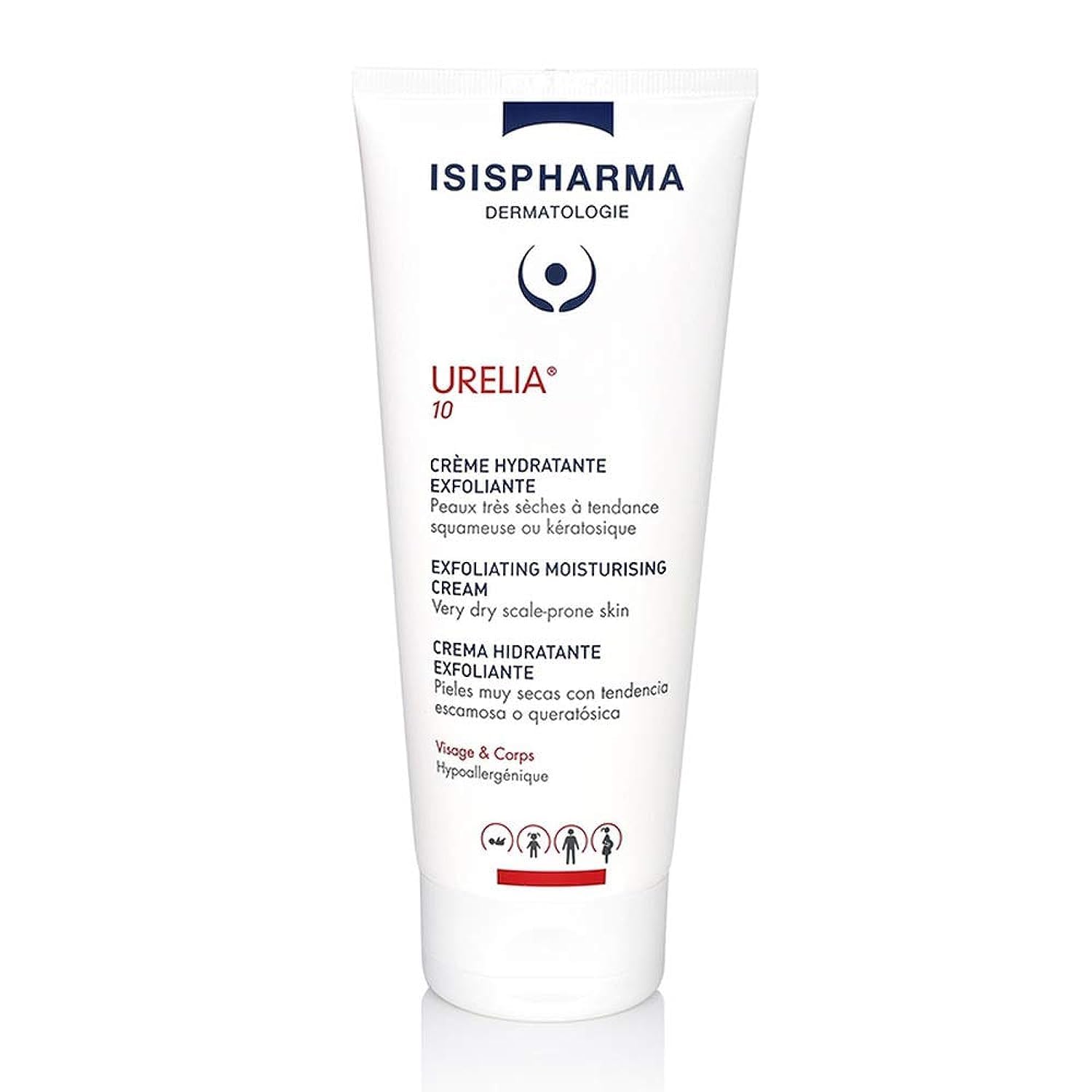 ISISPHARMA Urelia 10 Exfoliating Moisturizing Cream 150 ml