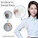 Underarm Shields Armpit Sweat Pads - iAbler [60 Pack] Fight Hyperhidrosis With Underarm Sweat Pads for women and men, Disposable Garment Guards For Women and Men - Individually Wrapped