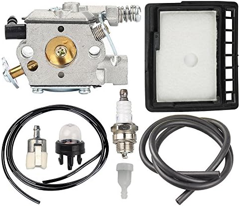 Carburetor with Air Fuel Filter Fuel Tank Vent for Walbro WT-589 Echo CS300 CS301 CS305 CS306 CS340 CS341 CS345 CS346 Chainsaws A021000231 A021000232 A021000760
