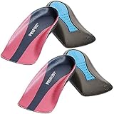 (2 Pairs) Plantar Fasciitis Heel Cup Insoles Women's - Relieves Foot Pain