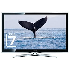  Samsung LE40C750 101 cm (40 Zoll) LCD-Fernseher (3D Technologie, Full HD, 200Hz, DVB-T/-C ) mit 3D-Brille perlschwarz 