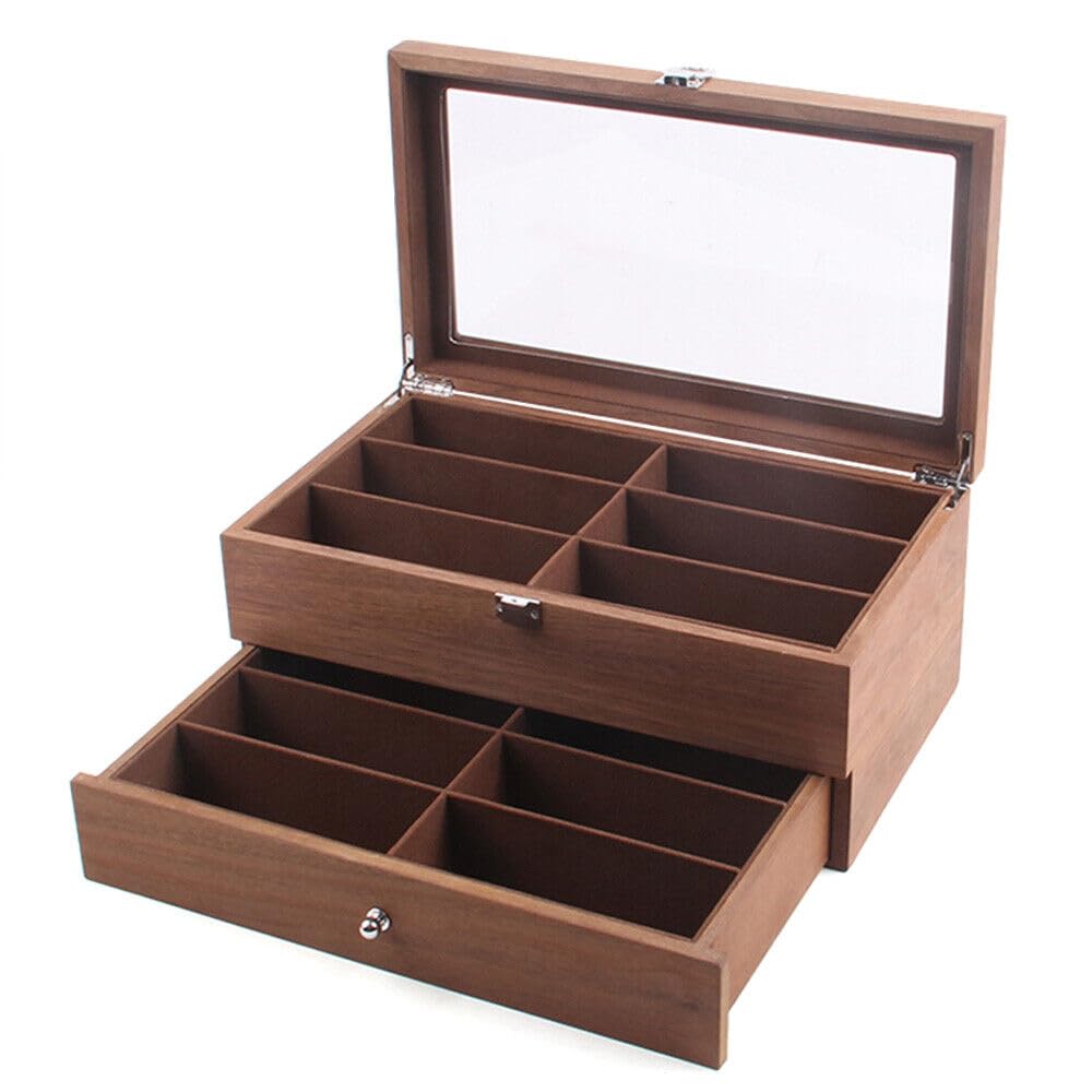 Eapmic 2 layer 12 Slots Eyeglass Sunglass Storage