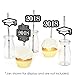 Big Dot of Happiness Graduation Cheers Paper Straw Decor - 2025 Graduation Party Striped Decorative Straws - Set of 24