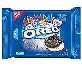 Oreo Chocolate Sandwich Cookies, Birthday Cake, 15.25 Ounce (Pack of 12)