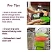 Natural's House Collapsible - Reusable Insulated Food Preserving Storage Silicone Container 8pcs Airtight- BPA Free-FDA|Space Saver Bags