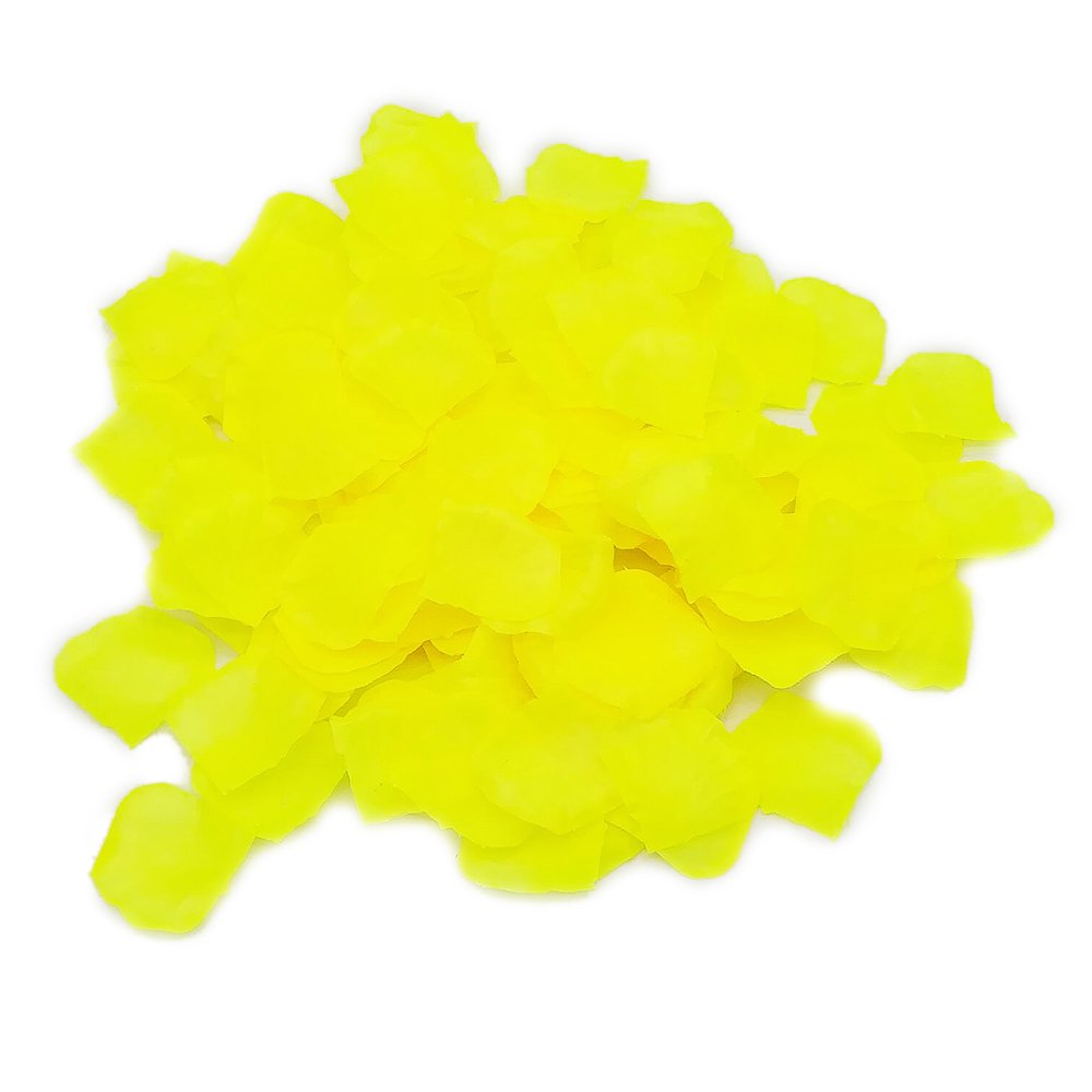 Doutop Rose Petals Red Artificial Silk Flower Rose Petals / Leaves for Wedding / Party / Valentine's Day / Marriage / Proposal / Table Confetti, Pack of 1000