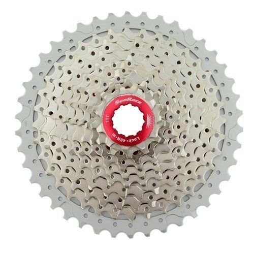 SunRace CSMX3 Wide Ratio Cassette 11-42T, 10 Speed, Silver #XTE1383