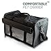 PetsN'all Airline Approved Pet Carrier Soft-Sided Foldable and Comfort Dog Travel Carrier Superior Ventilation Dimension Size 15.8 x 10.2 x 10.2