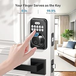 Zowill Fingerprint Door Lock, Keypad Door Lock with