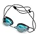 Anti-Fog Juniors Racing Swimming Goggles - by Proswims with Quick Adjustable Elastic Bungee Strap, Hard Case and Bonus Swim Goggles Microfiber Cleaning Cloth
