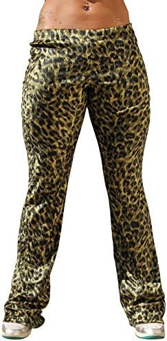 Physique Bodyware Womens Animal Print Yoga Pants. Made In America