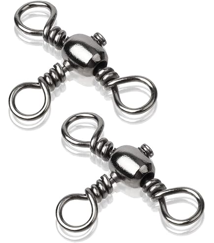 Lot De 50 Micro-Anneaux Pivotants Pour Pêche à La Carpe - Taille 20# (11 Mm) - Cuivre Et Acier Inoxydable Noir Mat