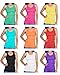 Emprella Tank Tops for Women, Basic Cotton Ribbed Racerback Tanktop (Small, Assorted) …