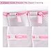 Set of 6 Mesh Laundry Bags KSANA Durable Mesh Wash Laundry Bag Suitable for Blouse, Hosiery, Stocking, Underwear, Bra and Lingerie, Travel Laundry Bag