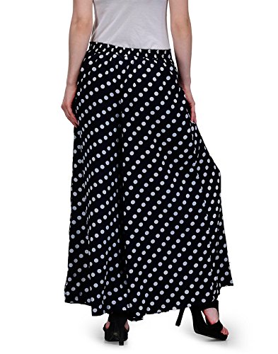 stop look women's crepe regular fit palazzos