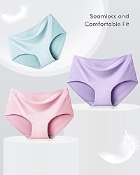 Domee Teen Girls Seamless Underwear No Show Panties