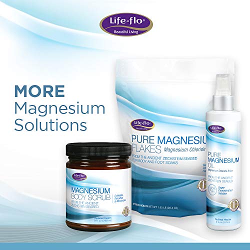 Life-Flo Magnesium Lotion | Magnesium Chloride Supplement Sourced from Zechstein Seabed | For Muscle Massage & Relaxation | 2oz Travel Size - Thumbnail 5