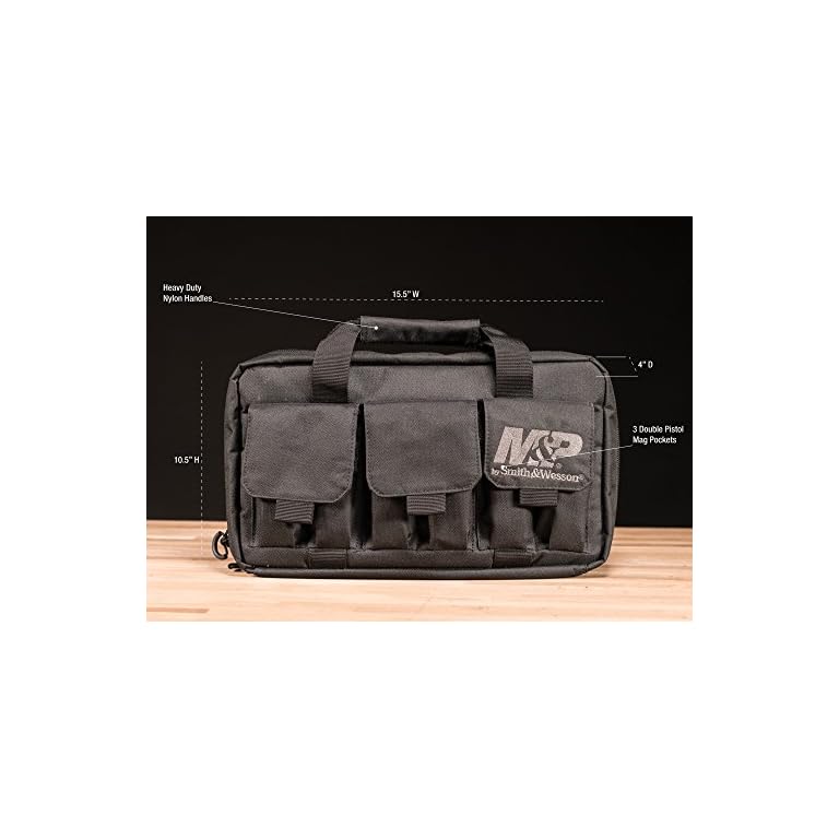 Smith & Wesson M&P Pro Tac Padded Handgun Case with Ballistic Fabric