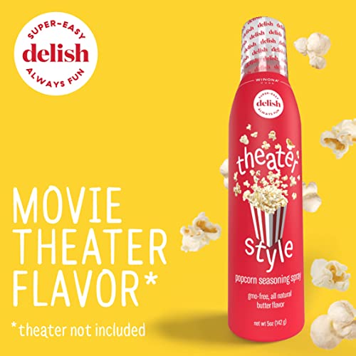 Winona Pure Popcorn Butter Spray Oil Delicious Popcorn Seasoning, 0