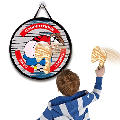 GOODLYSPORTS Foam Axe Throwing Game Set for Kids Hilarious Gag Gifts