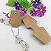AKOAK 100 Pcs 9 X 4.5 Cm Blank Brown Kraft Paper Necklace Display Cards Bracelet Display Cards Jewelry Display Hanging Cards