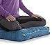 Gaiam Polyester 05-62059 Meditation Cushion Zabuton, Teal