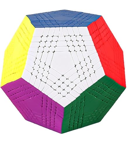 Amazon.com: HELLOCUBE YuXin Petaminx 9x9 Cubo sin calcomanías